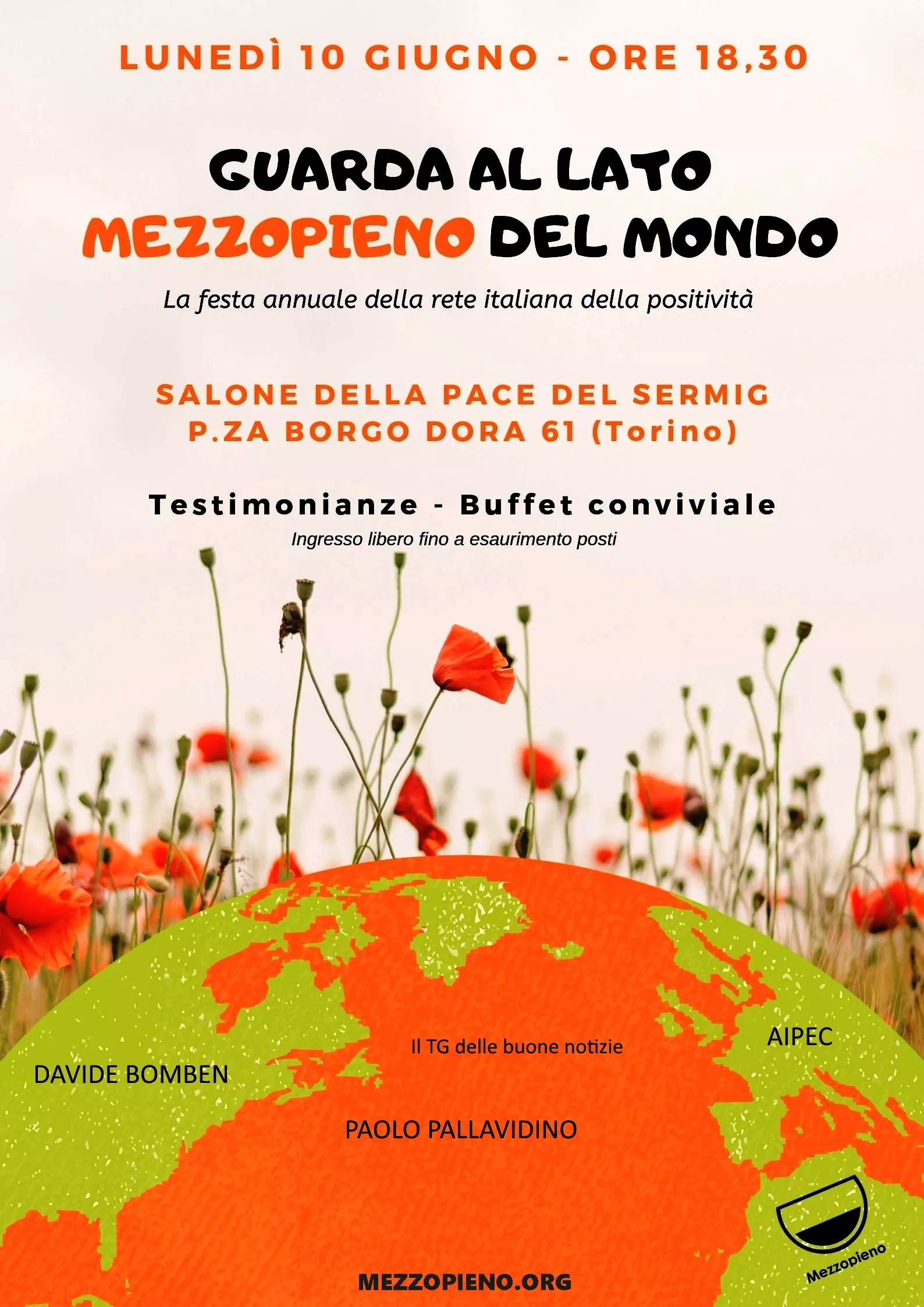 GUARDA AL LATO MEZZOPIENO 10 giugno 2019 – con ospiti