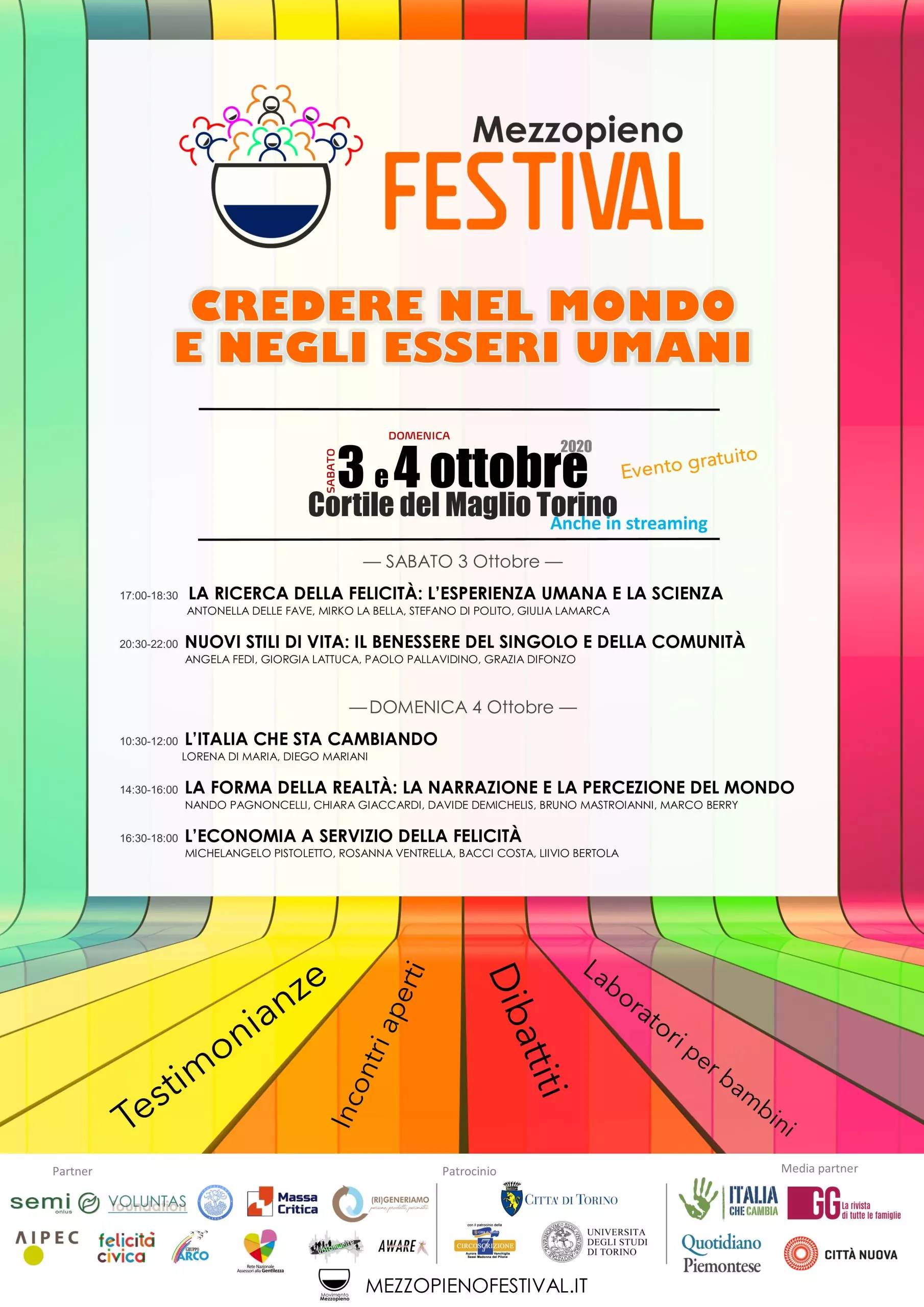 Poster Festival Mezzopieno 2020 – con programma