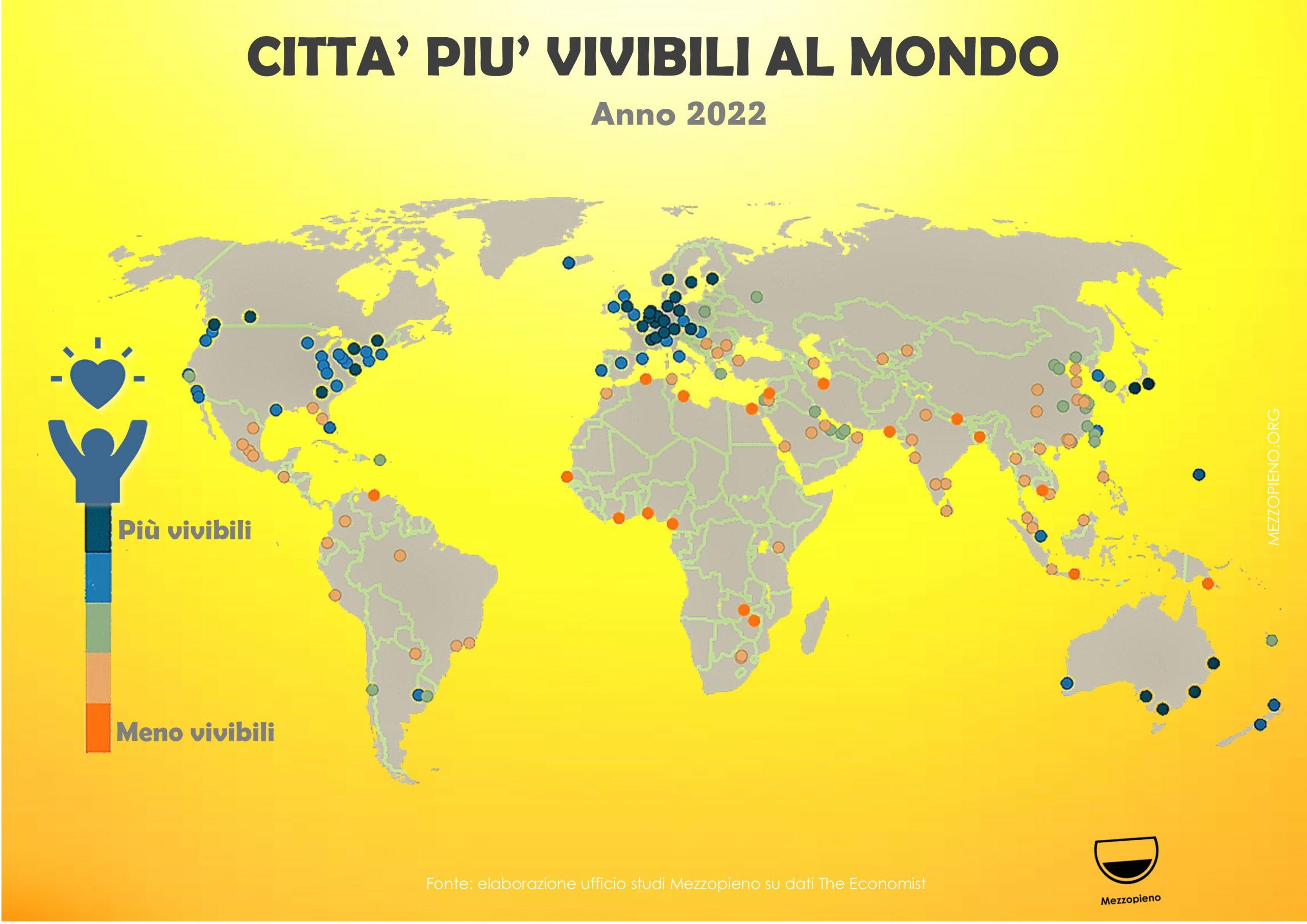 2022, L'EUROPA HA ANCORA LE CITTÀ PIÙ VIVIBILI AL MONDO