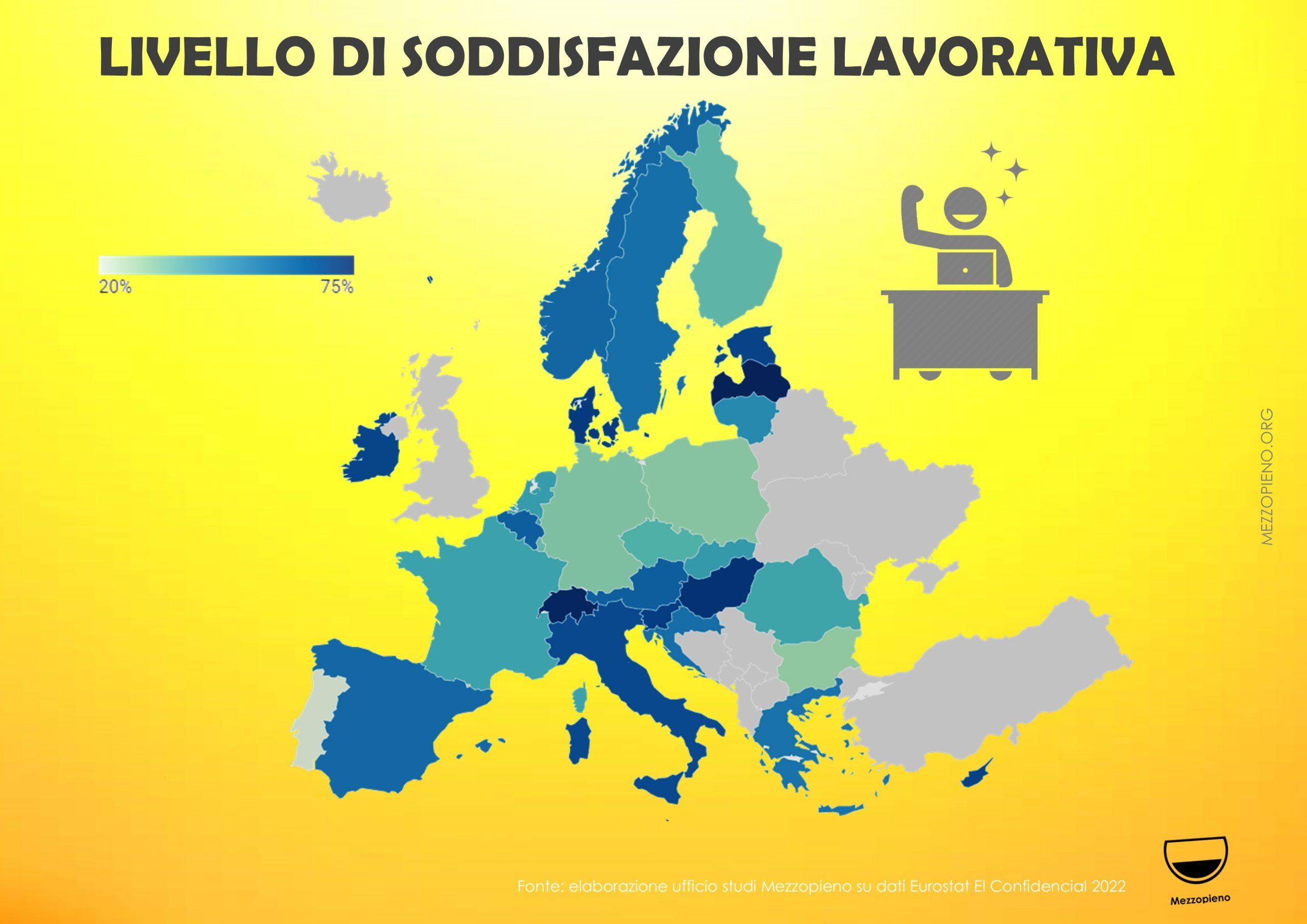 I LAVORATORI EUROPEI SONO PIÙ FELICI