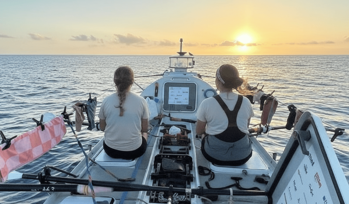 ATTRAVERSANO L'OCEANO PACIFICO A REMI: DUE AMICHE STABILISCONO IL RECORD