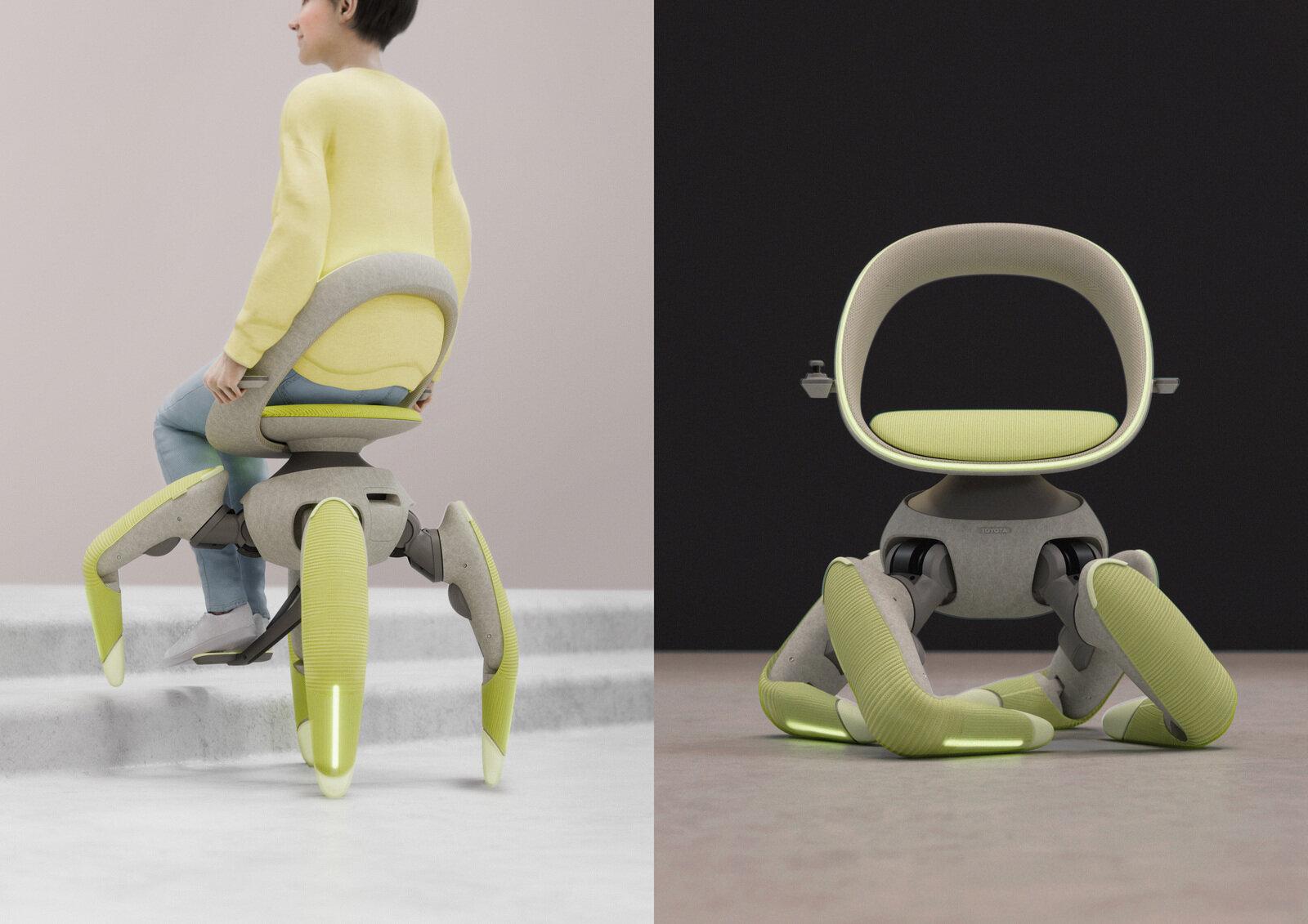 TOYOTA PRESENTA LA PRIMA SEDIA CHE SALE ANCHE LE SCALE: MOBILITÀ ROBO-ASSISTITA