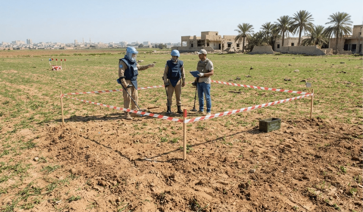 IN LIBIA RIMOSSE 14.000 MINE INESPLOSE: LA COMUNITÀ TORNA LIBERA DI MUOVERSI